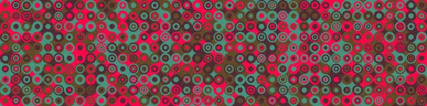 seamless pattern with colorful dots universal art background design illustration - Vector, Image