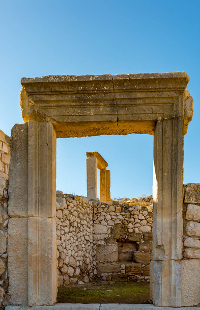 Kas, Antalya - Turkey. January 30, 2018. The Patara Ancient City in Kas, Antalya - Turkey.Patara was founded in the V century BC and soon became the largest port of Lycia. - Photo, Image