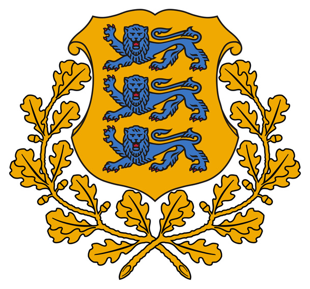 Estland Wappen - Foto, Bild