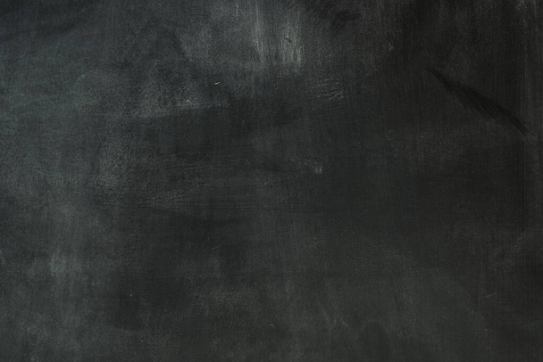Chalkboard background black and white empty ready for writing. Chalkboard texture. School board for writing wiped out clean. Black Clean chalkboard ready for lesson. Copy space. - Φωτογραφία, εικόνα