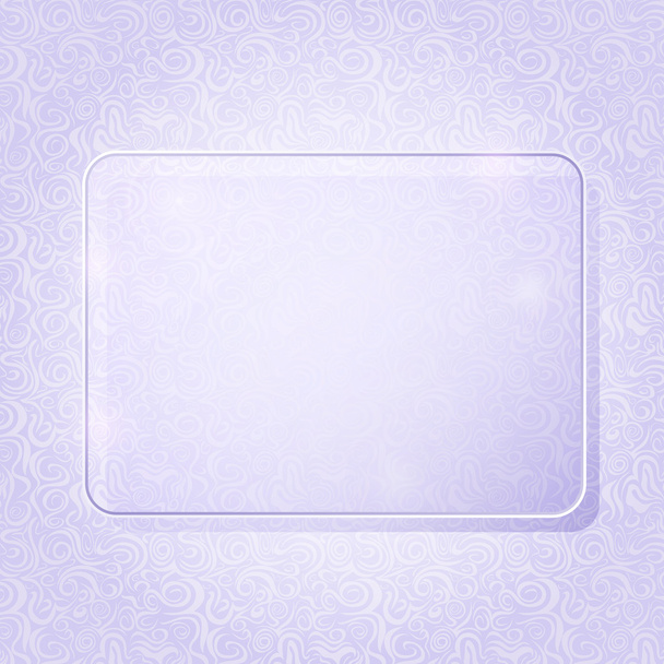 rechthoek stuk glas kader - Vector, afbeelding