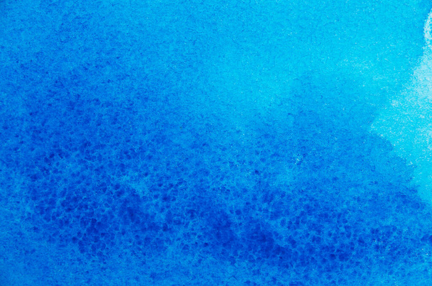 Fundo azul abstrato em estilo aquarela - Foto, Imagem