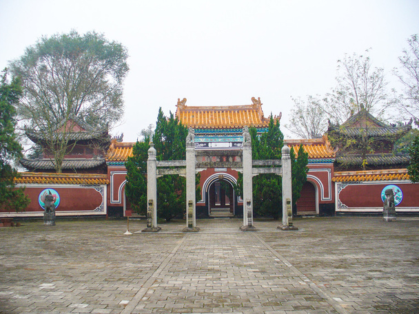 Guanling-Tempel, Dangyang, Hubei, China - Foto, Bild