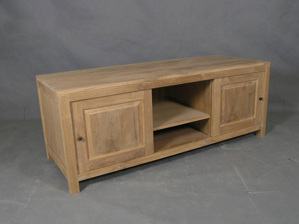 Klasyczne i nowoczesne luksusowe meble drewniane do przechowywania wnętrz domowych Meble w fabryce izolowane tle - Zdjęcie, obraz
