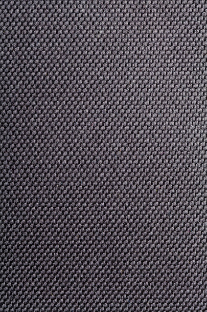 Simples preto / cinza plástico escuro sintético matéria têxtil superfície fundo textura, impermeável, fibra não natural tecido abstrato pano de fundo Detalhe, close-up, minimalista macro tiro têxteis detalhados
 - Foto, Imagem