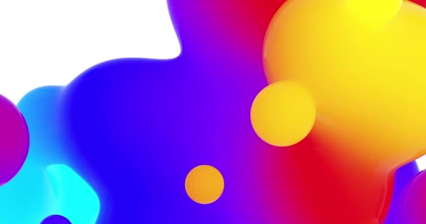 Stilizált gradiens felület buborék fényes környezetben - Felvétel, videó