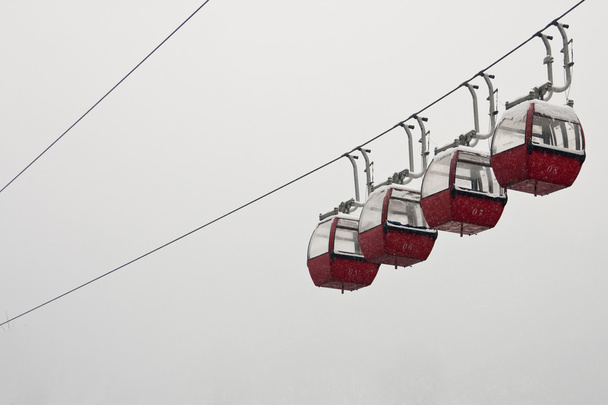 Snow cablecar - Foto, Imagen