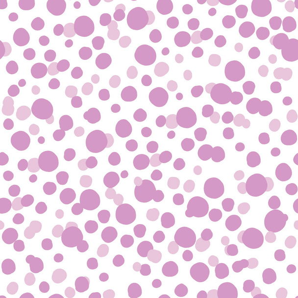 Abstract licht roze ovalen naadloze patroon print - Vector, afbeelding