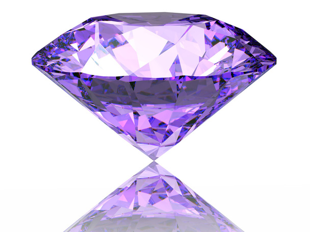paarse diamant - Foto, afbeelding