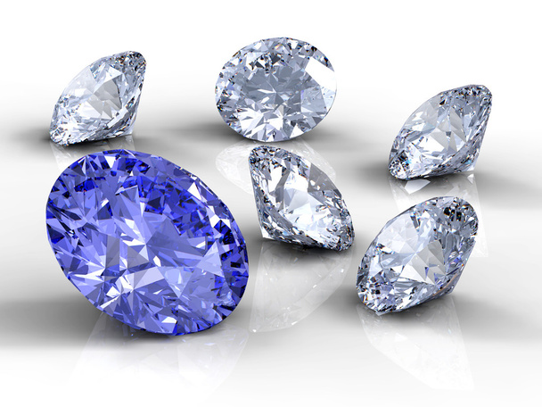 Шесть алмазов
 - Фото, изображение