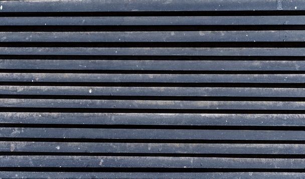 Metal ventilation grill texture. Stripped background. - Foto, Bild