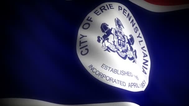 Bandiera della Pennsylvania Erie (senza soluzione di continuità) - Filmati, video