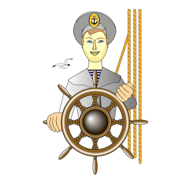 Job sailor - Vector, Image