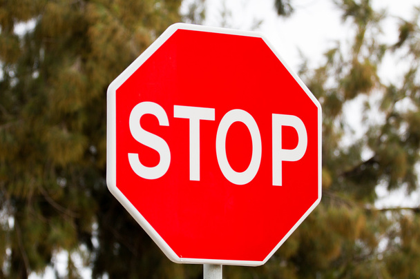 znak stop Zamknij - Zdjęcie, obraz