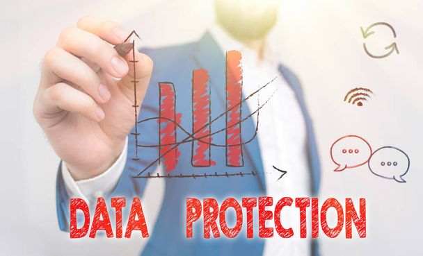 Захист текстових даних. Бізнес-концепція захисту IP-адрес та окремих даних від шкідливого програмного забезпечення
. - Фото, зображення