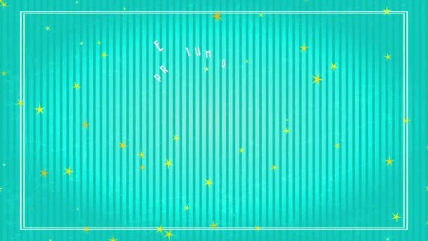 Линейное масштабирование анимации оффшора и лета, написанной внутри и снаружи роскошной циркулярной графики с причудливым текстовым значением Летний рай, окружающий его на старом полосатом фоне
 - Кадры, видео