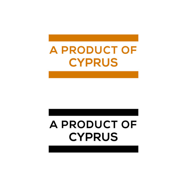 ein Produkt von Zypern Stempel- oder Siegeldesign-Vektor herunterladen - Vektor, Bild