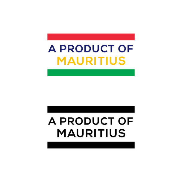 een product van Mauritius stempel of zegel ontwerp vector downloaden - Vector, afbeelding