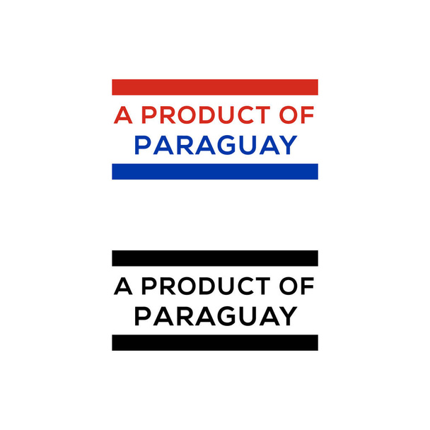een product van Paraguay stempel of zegel ontwerp vector downloaden - Vector, afbeelding