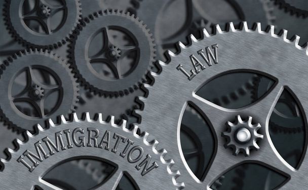 Levelet írok a bevándorlási törvényről. Üzleti fotó bemutatása Bevándorlás egy állampolgár jogszerű az utazás. - Fotó, kép
