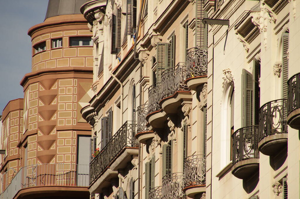 Classic rakennus Barcelonan kaupungin
 - Valokuva, kuva