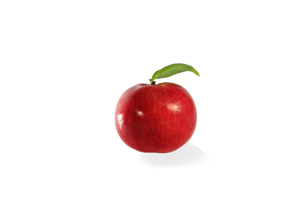 Frischer Apfel auf weißem Hintergrund - Foto, Bild