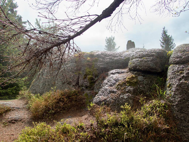 paisaje natural en montañas de mineral de chech en bohemia occidental
 - Foto, Imagen