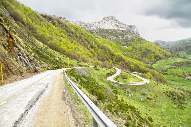 Mountain Road in Somiedo, Asturias, Spain. - Photo, Image