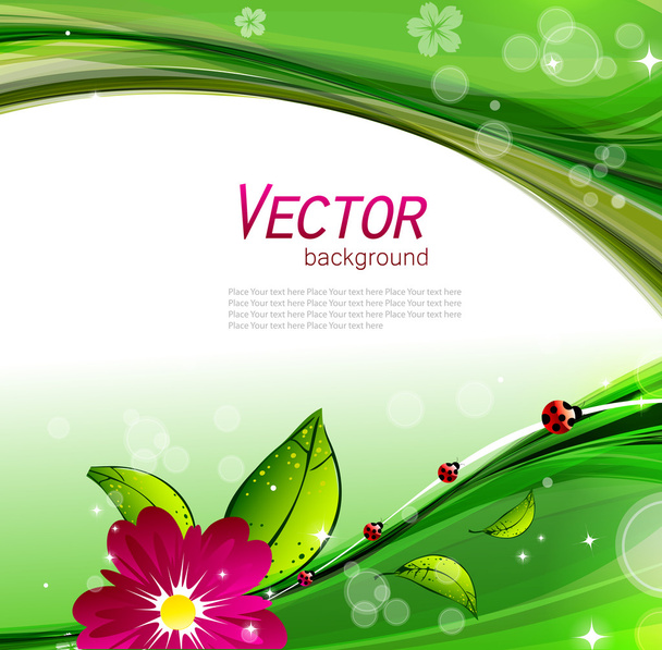 Fondo de naturaleza abstracta - Vector, Imagen