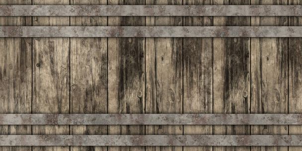 дерев'яна дошка стіна з металевими ременями
 - Фото, зображення