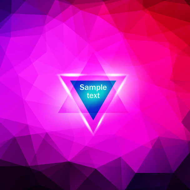 Vector background from polygons, abstract background, wallpaper - Vector, imagen