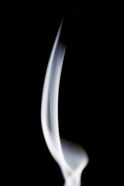 White smoke shapes - Foto, Imagen
