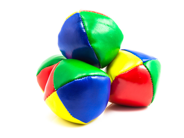 izolovaný sada žonglování míčky - Fotografie, Obrázek