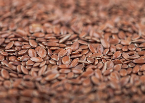 Raw natural healthy organic linseed flax-seed. Natural Omega 3 product  - Fotó, kép