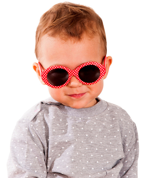 Baby mit Sonnenbrille - Foto, Bild