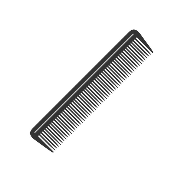 Hairbrush graphic icon. Comb sign isolated on white background. Barbershop symbols. Vector illustration - Vector, Image