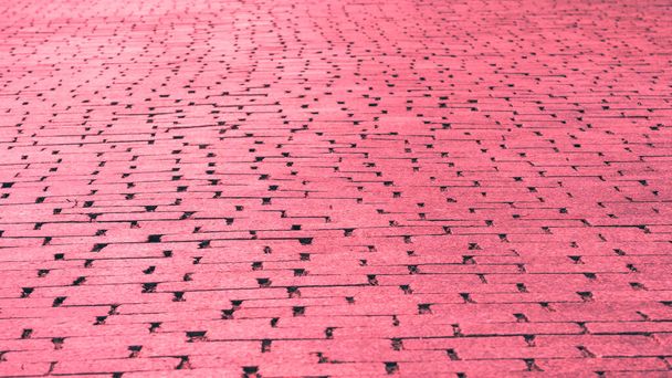 Kamenný chodník v červených barvách - alarmující pozadí - Fotografie, Obrázek
