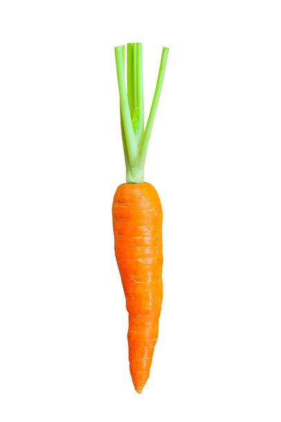 Морковь изолированы на белом фоне с вырезкой пути
. - Фото, изображение