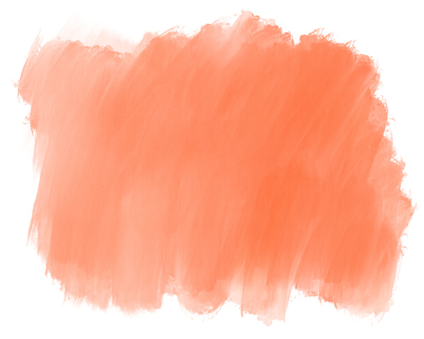 Tasarım için suluboya arkaplan kırmızı turuncu renk gradyanı. El çizimi, portakal kırmızısı suluboya boya, çizgiler ve fırça lekeleri. - Fotoğraf, Görsel