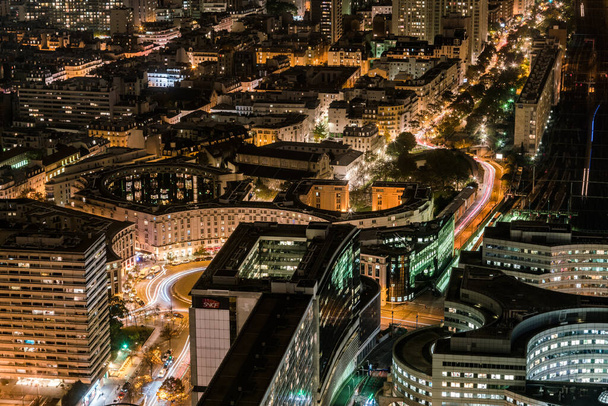 París de noche, Francia
 - Foto, imagen