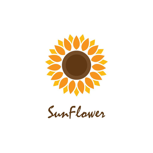 Sunflower vector design illustration template  - Vector, Image