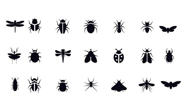 Insect icon set vector design vector design  - Vector, Image