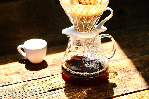 Alternative preparation of flavorful, delicious coffee  - Foto, Bild