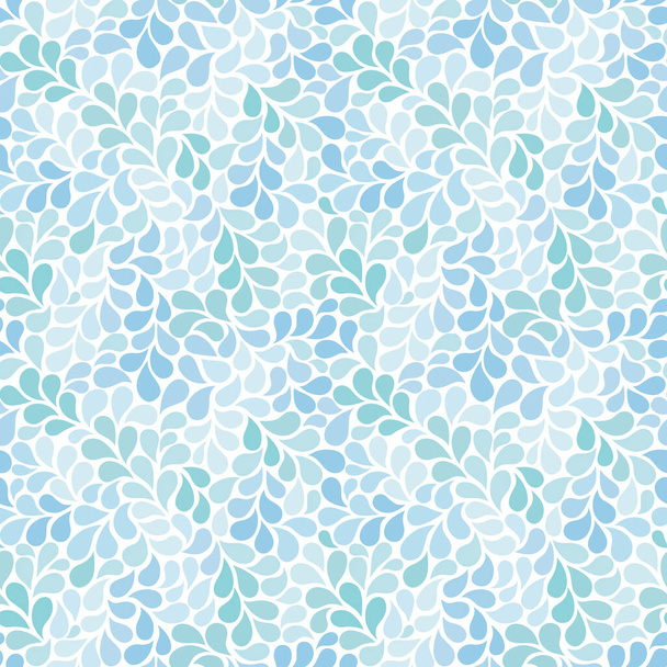 Vector seamless pattern with blue drops. Abstract floral background in blue tones. Stylish monochrome texture. EPS 10 - Vektor, kép