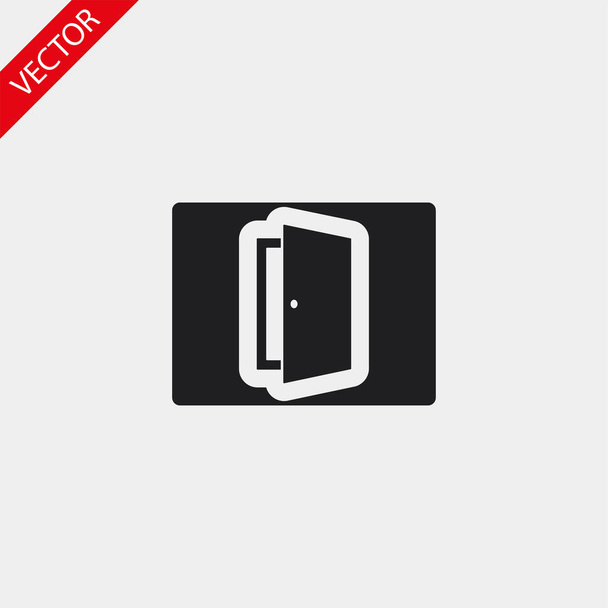 Red text vector icon 10 eps design illustration - Vector, Image