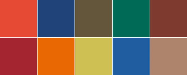10 campioni di colore top della stagione londinese Color Trend Report per l'autunno - WInter 2020-2021
 - Foto, immagini