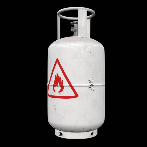 Gas cylinder lpg tank gas-bottle - Foto, Imagem