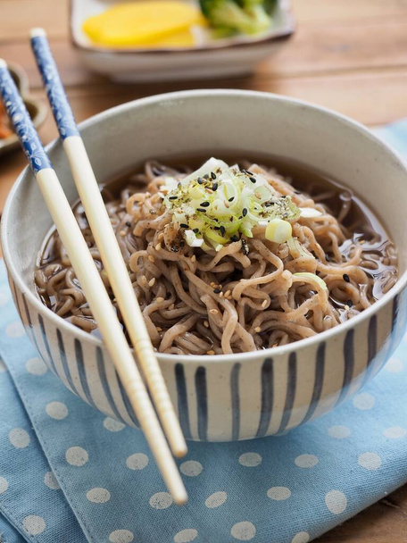 Asian food buckwheat noodles, Summer food - Photo, Image