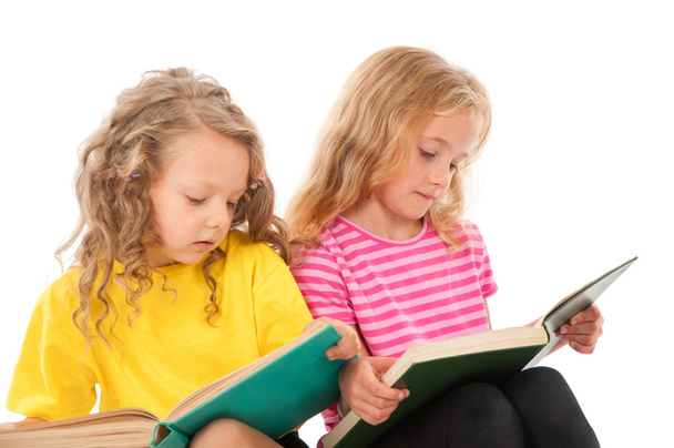 Kids reading books - Фото, зображення
