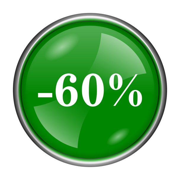 60 percent discount icon - Fotografie, Obrázek